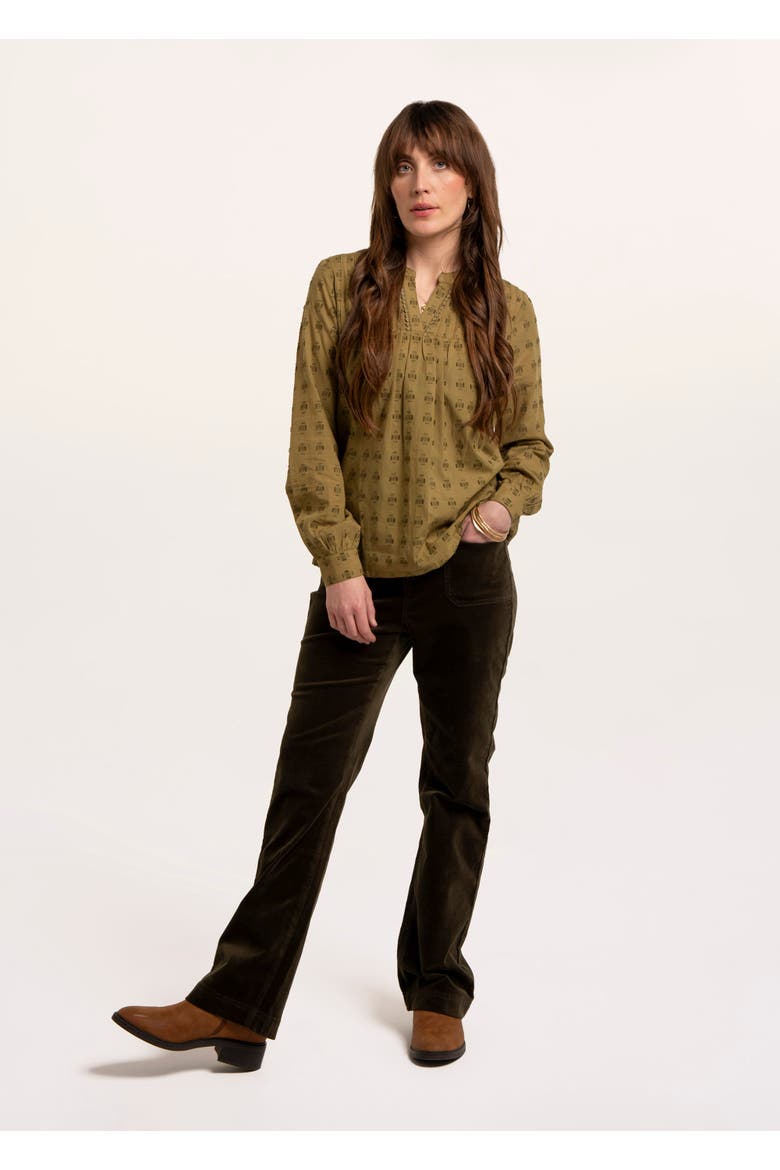 Pietra Blouse, Alternate, color, Green