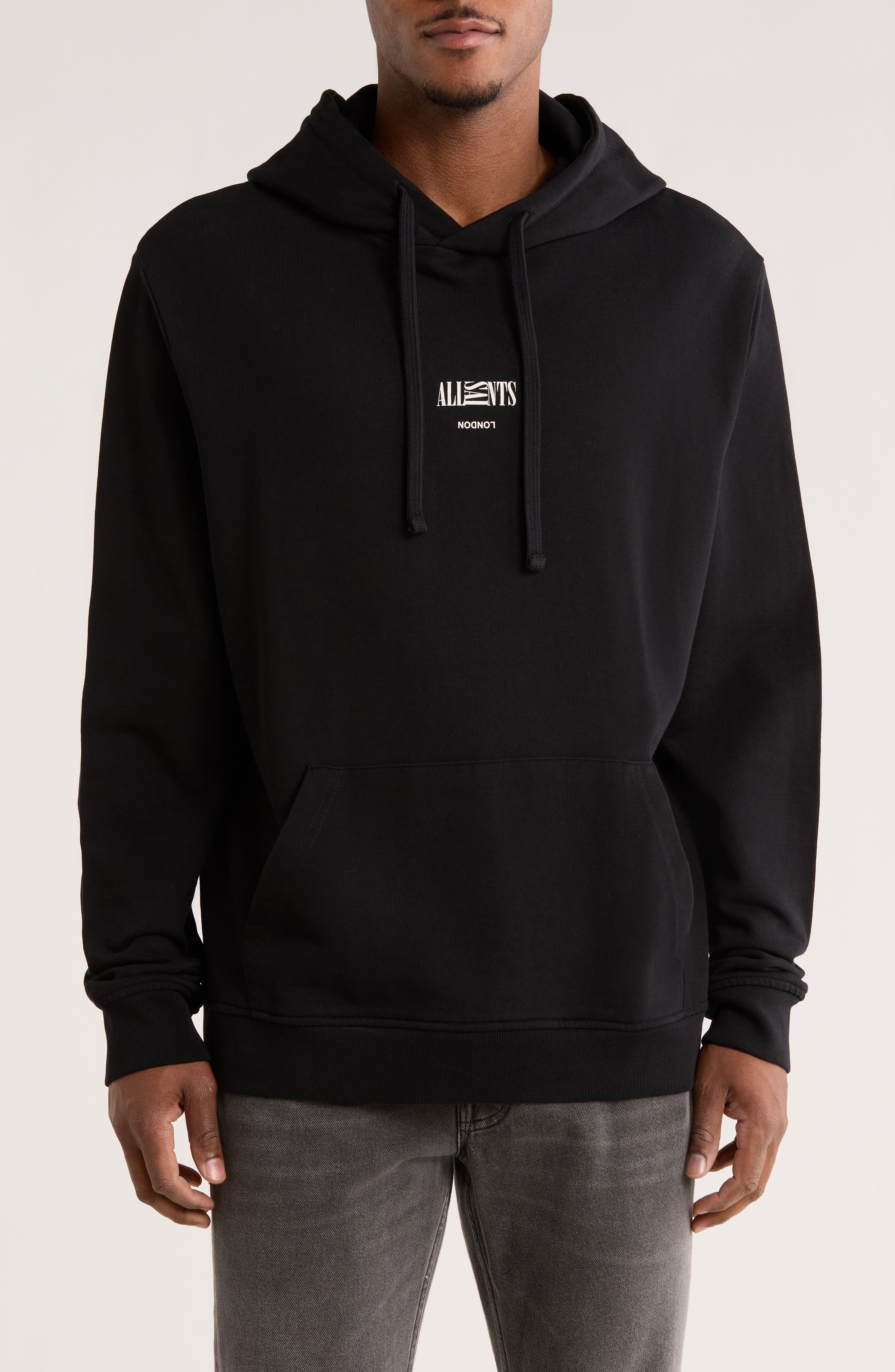 AllSaints Burman Logo Hoodie