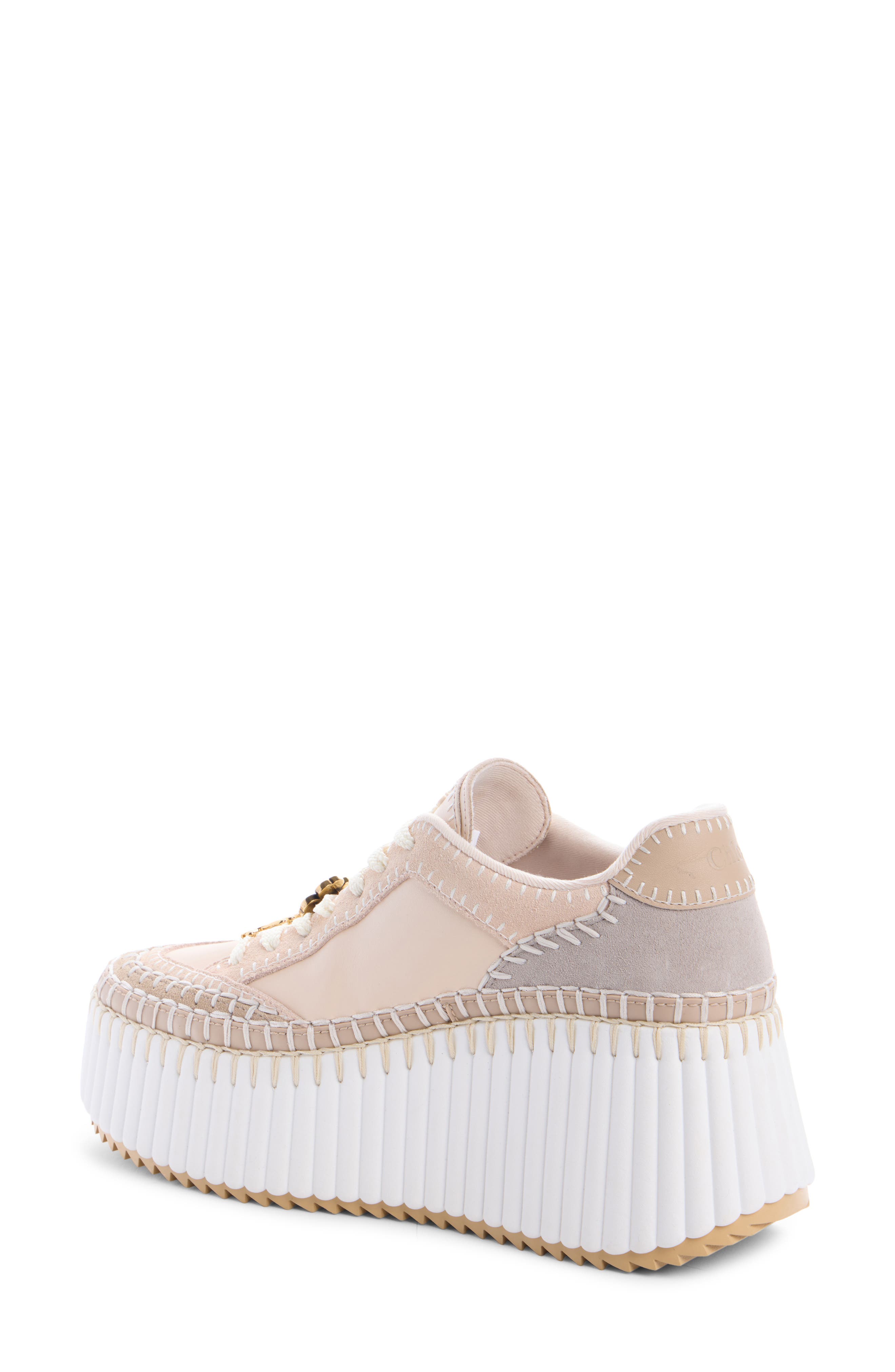Nama Platform Wedge Sneaker, Alternate, color, DOVE GREY