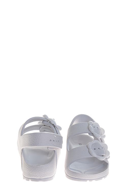 Shop Josmo Kids' Flower Buckle Sandal In White
