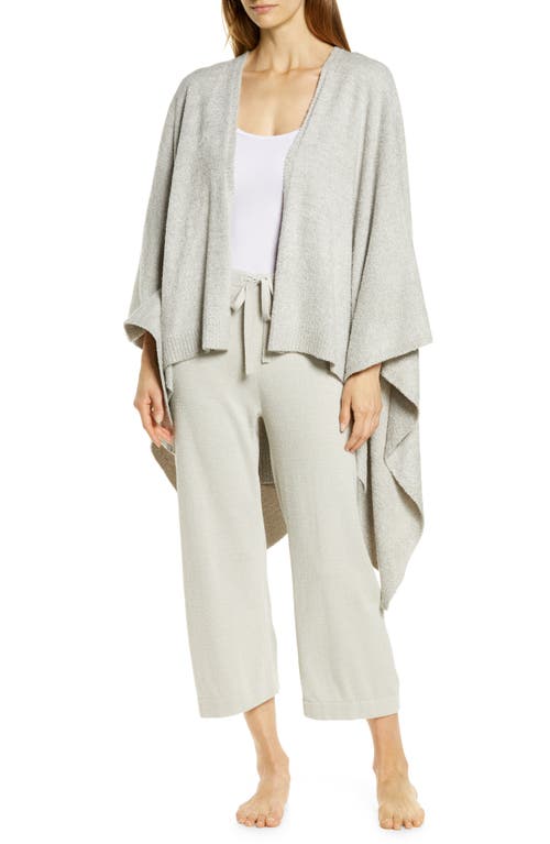 Barefoot Dreams Open Front Wrap In Gray