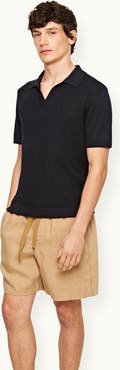 Orlebar Brown Alex Lino Relaxed Fit Italian Linen Drawcord Shorts