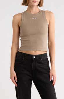 Row Cotton Blend Ribbed Tank