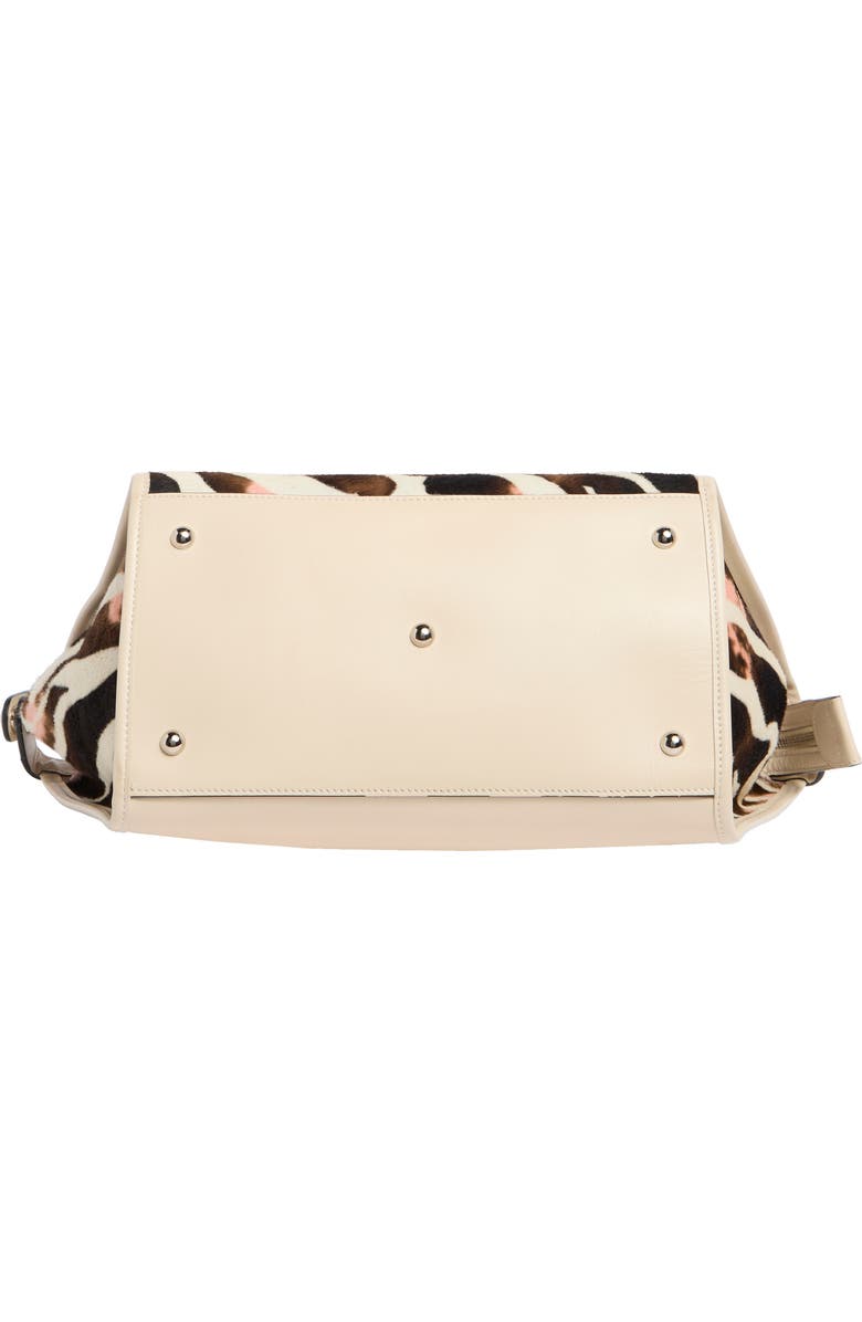 Longchamp Le Pliage Genuine Calf Hair Small Handbag, Alternate, color, Petal Pink