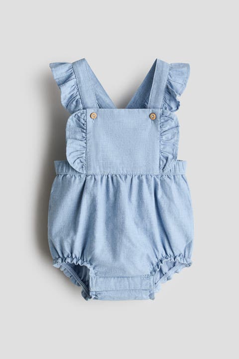 Cotton Dungaree Shorts
