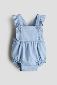 H&M Cotton Dungaree Shorts