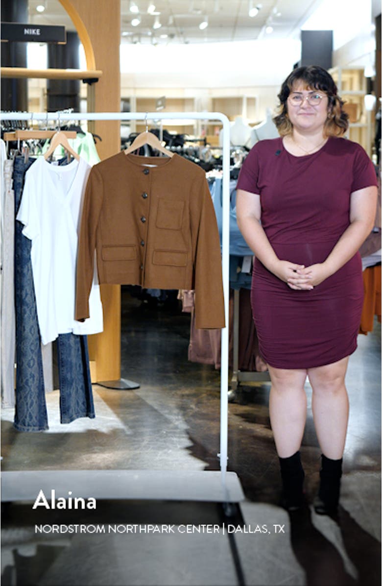 Lyssa Stretch Wool Jacket, sales video thumbnail