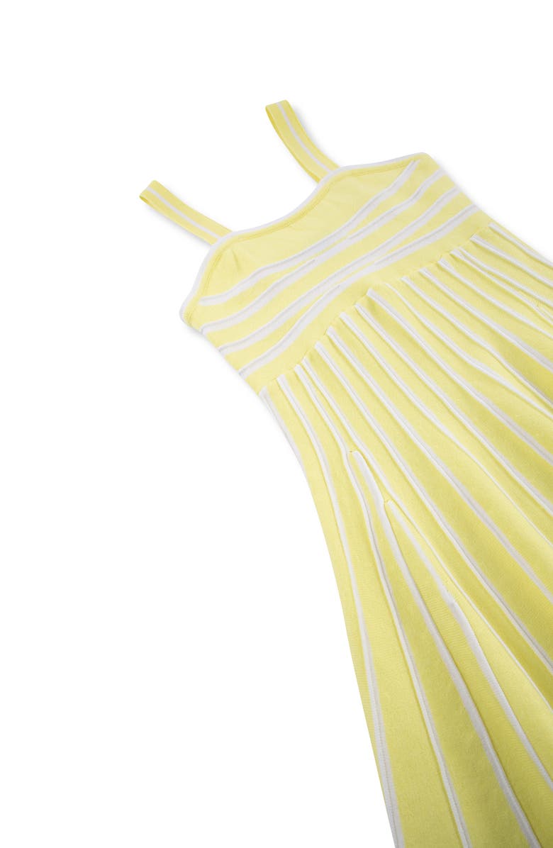 Habitual Kids Kids' Stripe Knit Dress, Alternate, color, Light Yellow