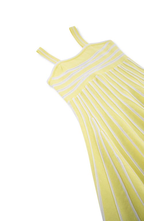 Habitual Kids Kids' Stripe Knit Dress In Yellow