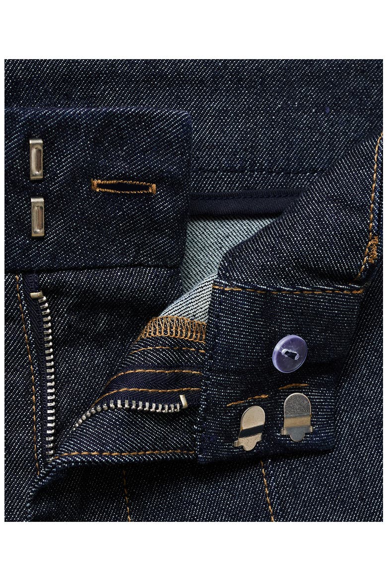 High Waist Culotte Trouser Jeans, Alternate, color, OPEN BLUE