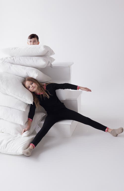 Noggiwear Leopard Footie In Black/red