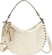 Isabel Marant Oskan Soft Zip Leather Shoulder Bag