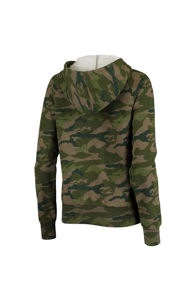 New Era Women's New Era Camo Los Angeles Rams Raglan Full-Zip Hoodie, Alternate, color, Camo