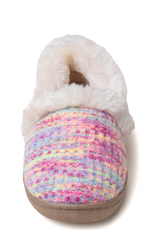 Minnetonka Kids' Daina Faux Fur Lined Slipper In Multi