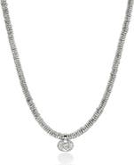 John Hardy JH Lovestruck™ Heishi Pendant Necklace, Sterling Silver, Lab-Grown Diamond, 2.0TCW