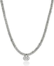 John Hardy JH Lovestruck™ Heishi Pendant Necklace, Sterling Silver, Lab-Grown Diamond, 2.0TCW