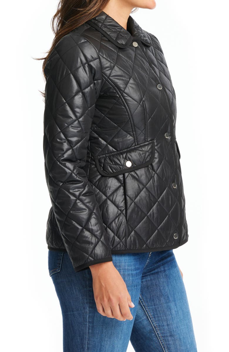 Kate Spade New York short quilted jacket, Alternate, color, 