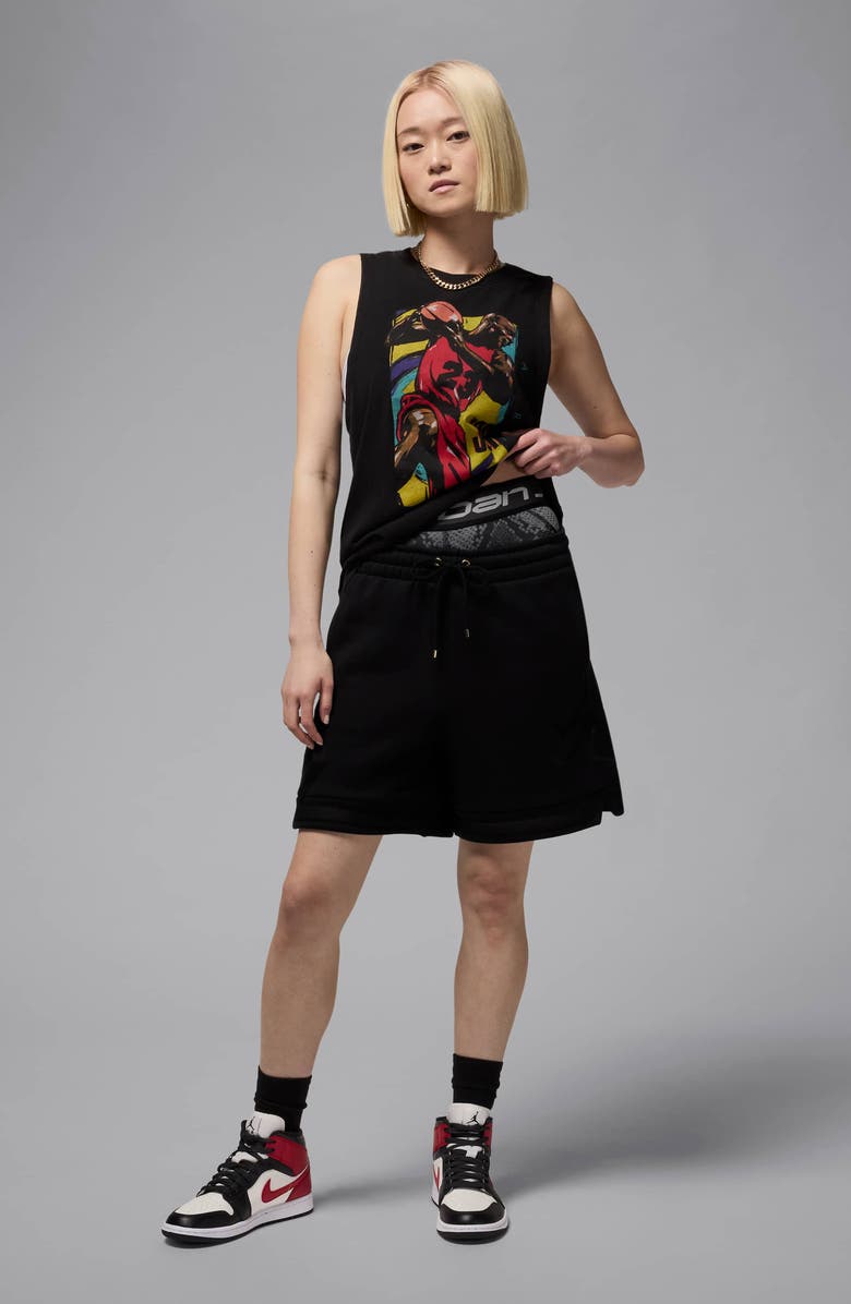 Jordan Air Graphic Tank, Alternate, color, Black