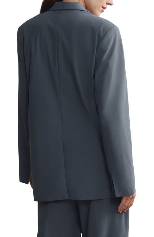 Shop Rhone Commuter Boyfriend Blazer In Blue Slate