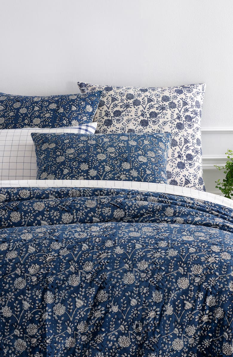 Pine Cone Hill Pasadena Resist Coverlet, Main, color, 