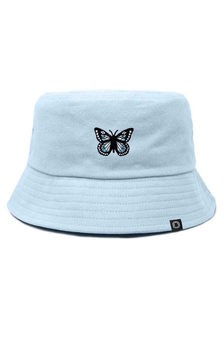 Butterfly Bucket Hat, Main, color, Forever Blue