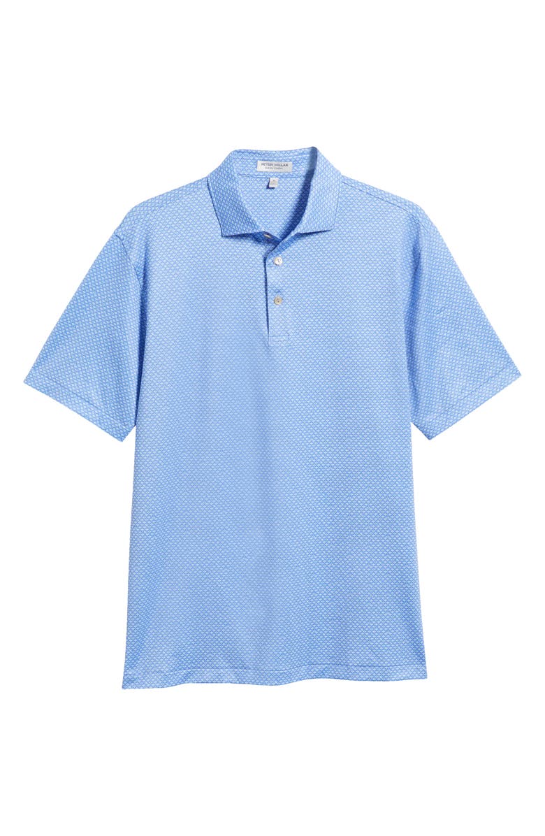 Peter Millar Oceana Rays Performance Jersey Polo, Alternate, color, Seaside Blue
