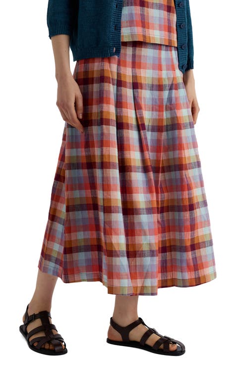 Jamboree Organic Cotton Chambray Midi Skirt