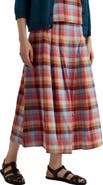 Seasalt Cornwall Jamboree Organic Cotton Chambray Midi Skirt