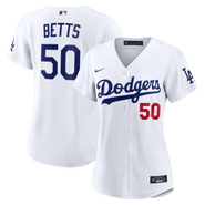 Nike Women's Nike Mookie Betts White Los Angeles Dodgers Home Stadium Jersey
