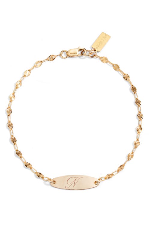 Set & Stones Bank Initial Bracelet