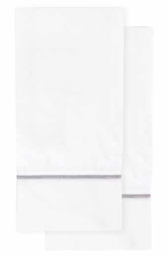 Single Embroidered Line 300 Thread Count 100% Cotton Pillowcases