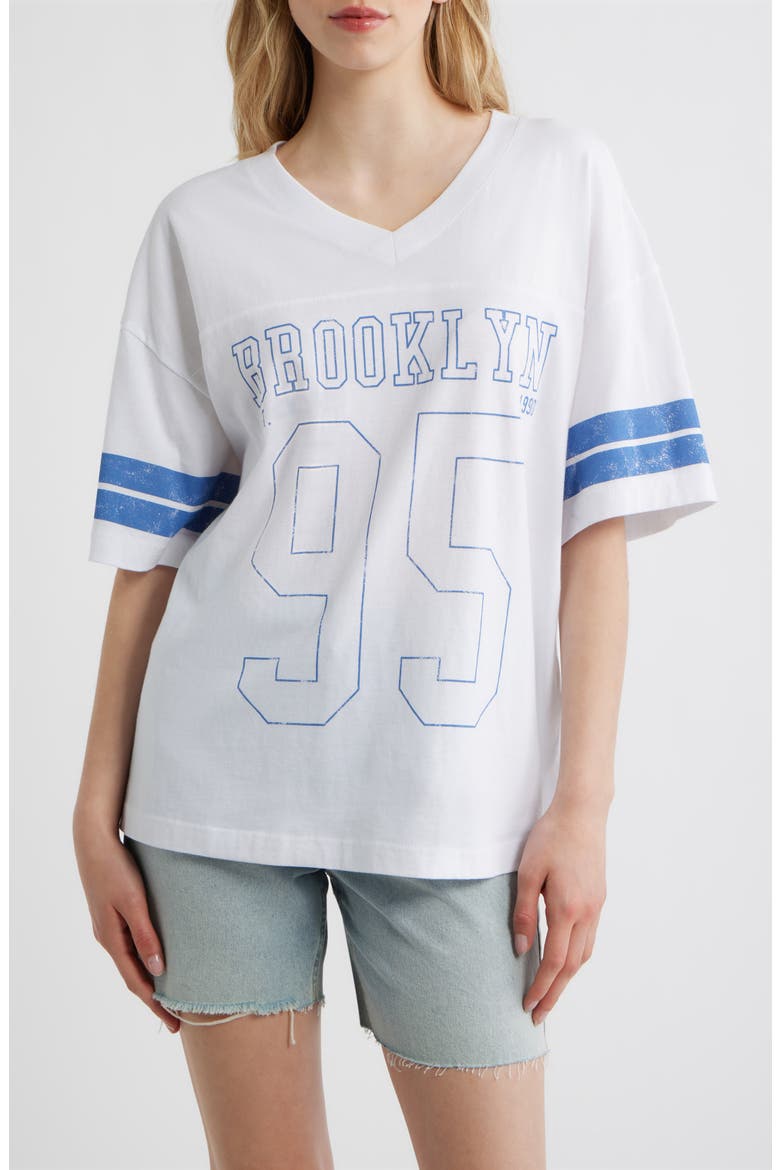 Brooklyn Graphic Cotton Jersey, Main, color, BRIGHT WHITE