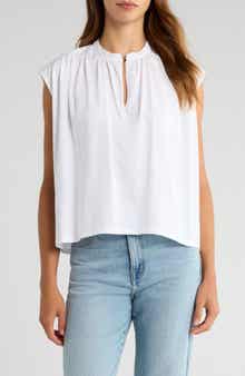 Nation LTD Cary Keyhole Organic Cotton Top