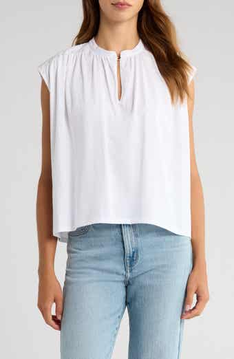 Nation LTD Cary Keyhole Organic Cotton Top
