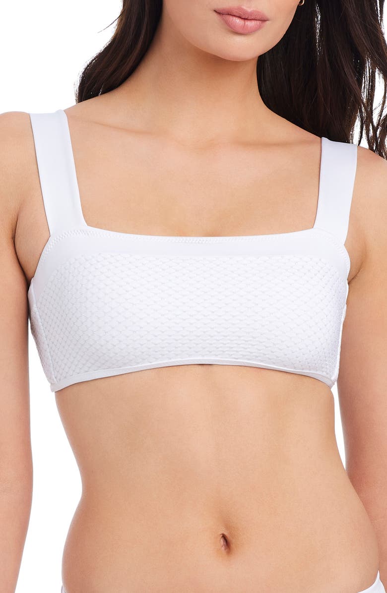 Sanctuary Glimmering Waves Bikini Top, Main, color, 