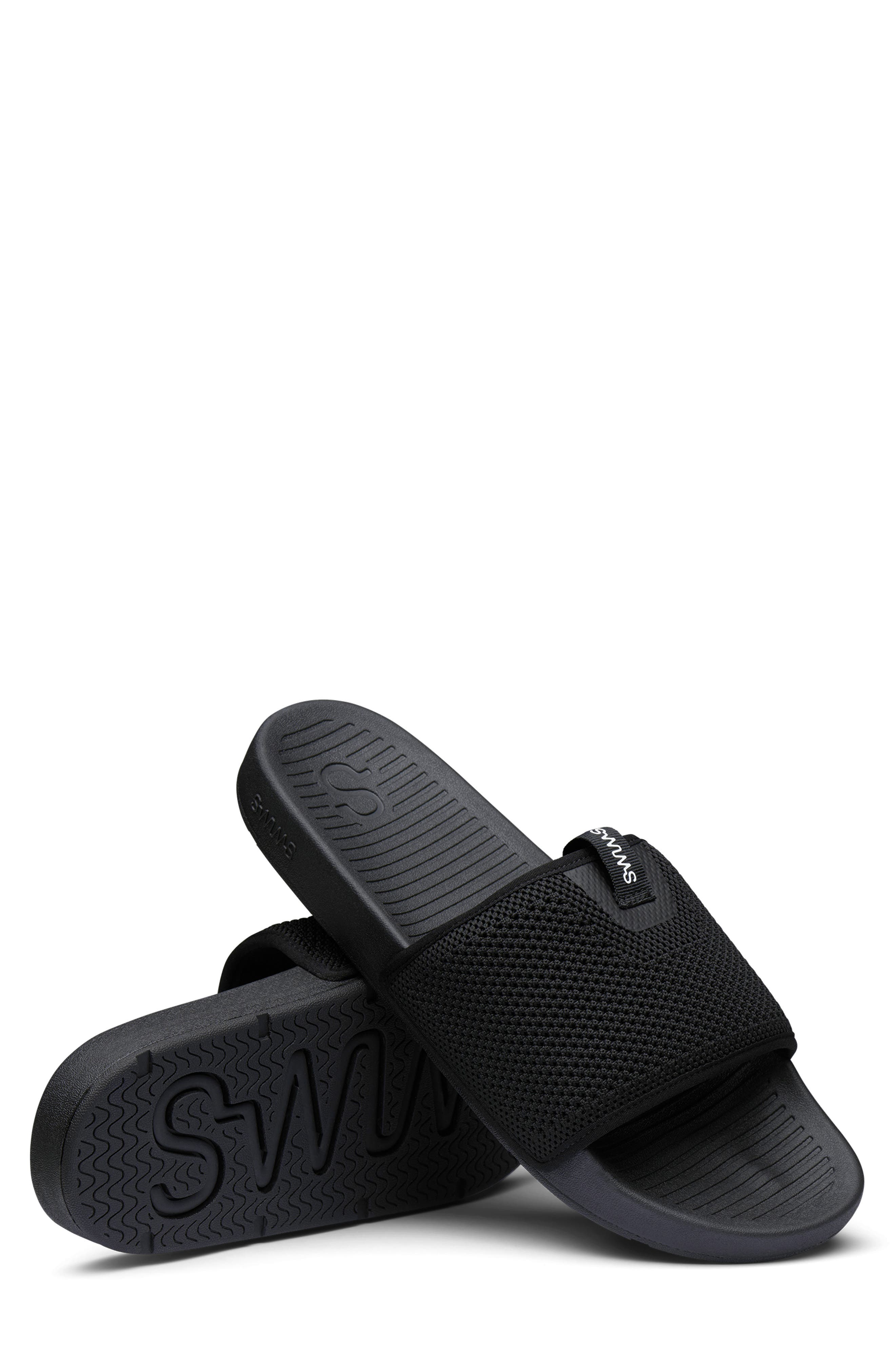 Breeze Slide Sandal, Alternate, color, BLACK