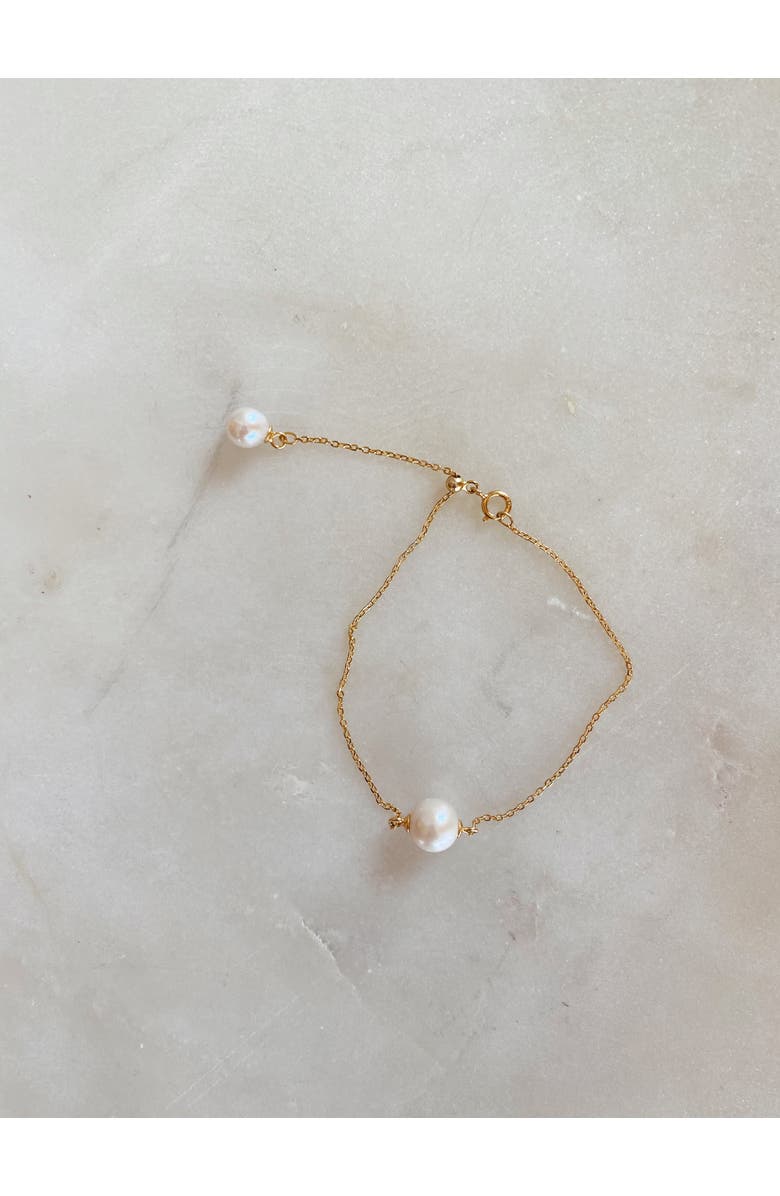 Untamed Petals Abigail Pearl Bracelet, Alternate, color, Gold