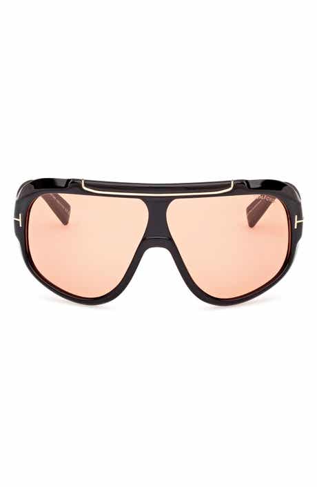TOM FORD 71mm Shield Sunglasses