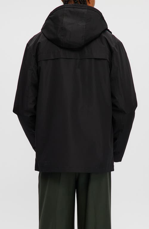 Noize Andreas Water Resistant Rain Coat In Black