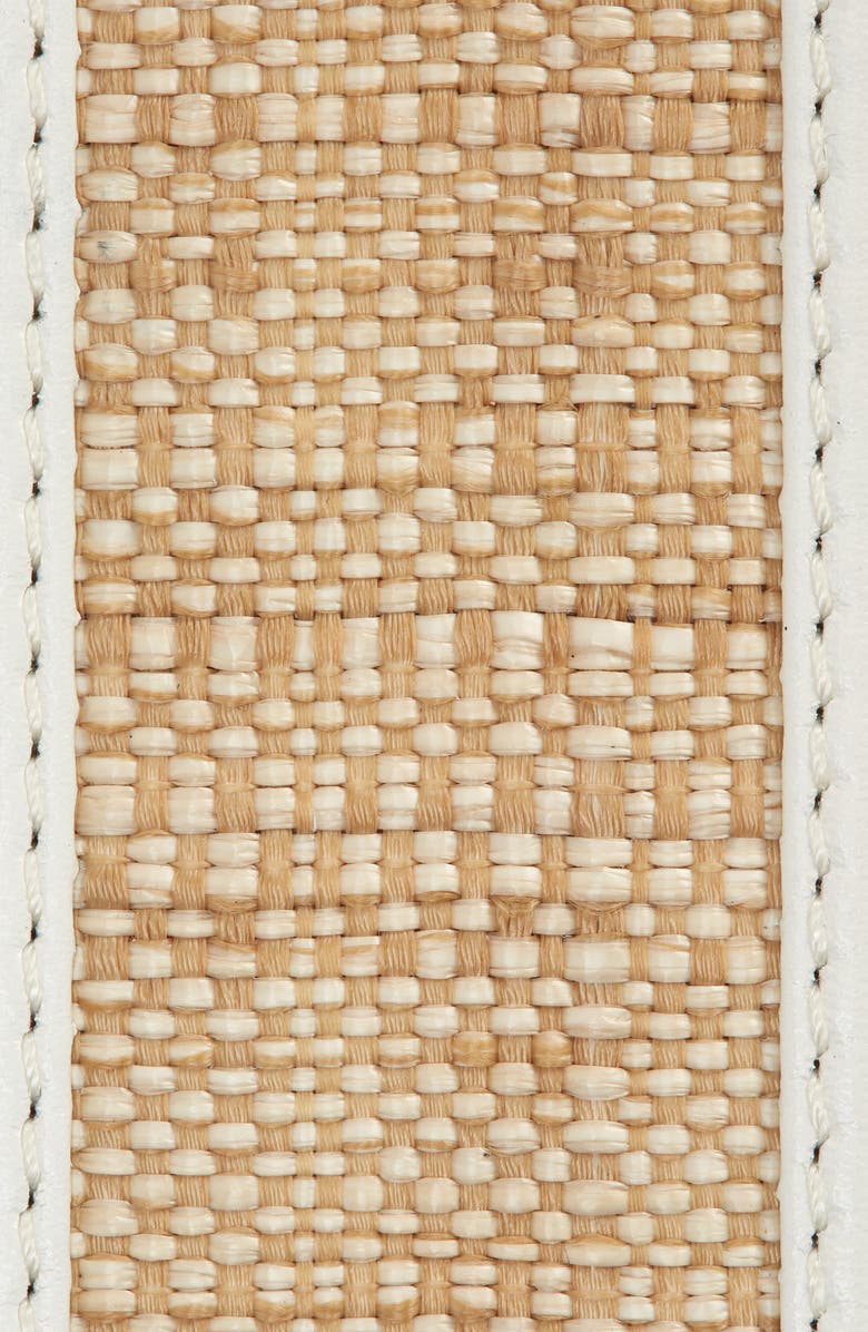Zimmermann Woven Raffia & Leather Belt, Alternate, color, 