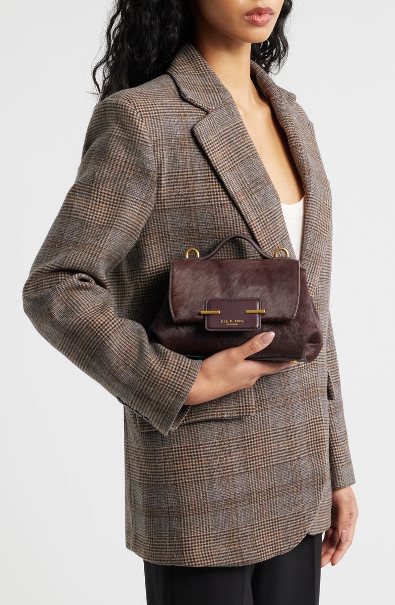 rag & bone Realm Genuine Calf Hair Crossbody Bag, Alternate, color,