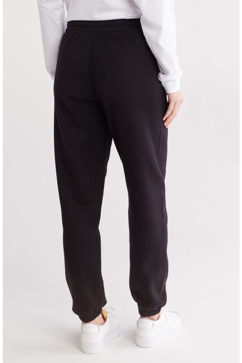 High Waist Relaxed Sweatpants, Alternate, color, BLACK