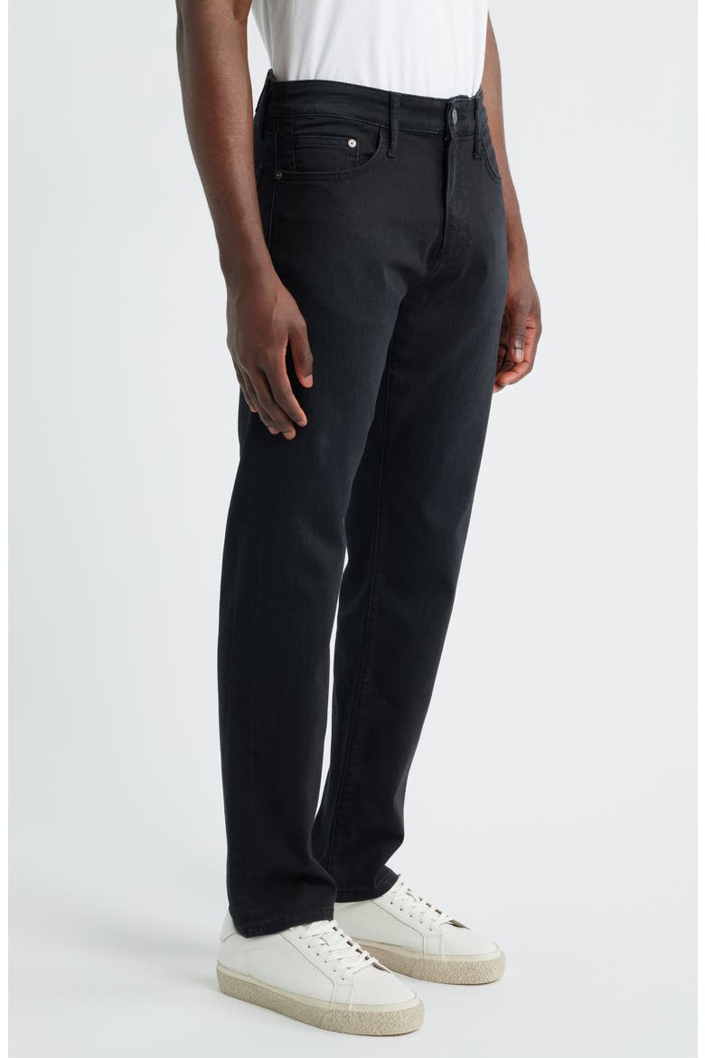 Zach Straight Leg Stretch Jeans, Alternate, color, DARK SMOKE SUPERMOVE