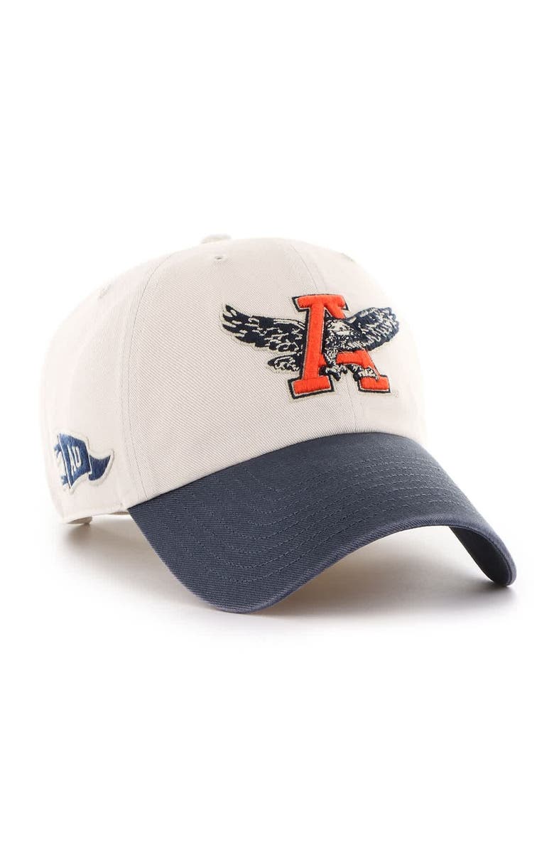 '47 Men's '47 Cream Auburn Tigers Grand Stand Clean Up Adjustable Hat, Main, color, 