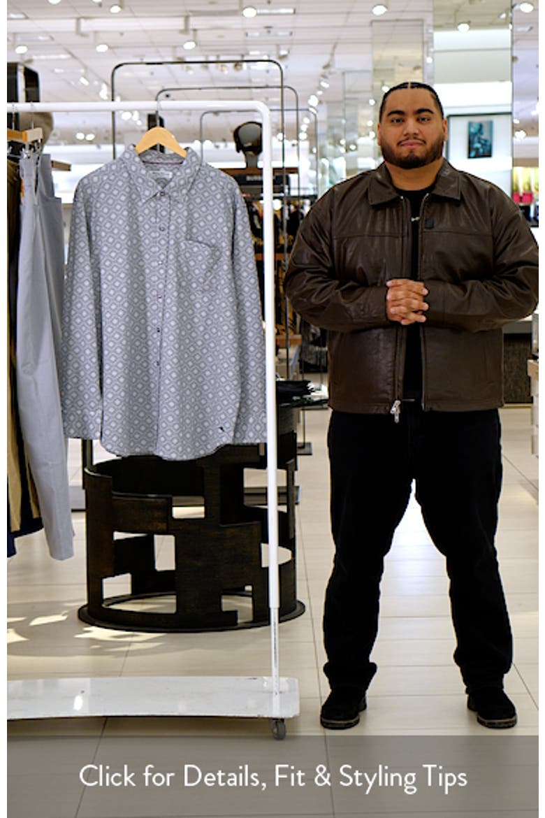 San Lucio Mira Mosaic IslandZone® Cotton Blend Button-Up Shirt video