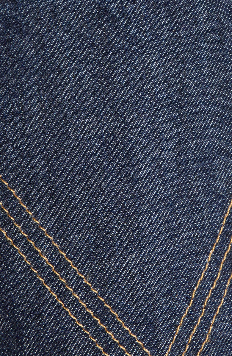 Bottega Veneta Indigo Palazzo Jeans, Alternate, color, 