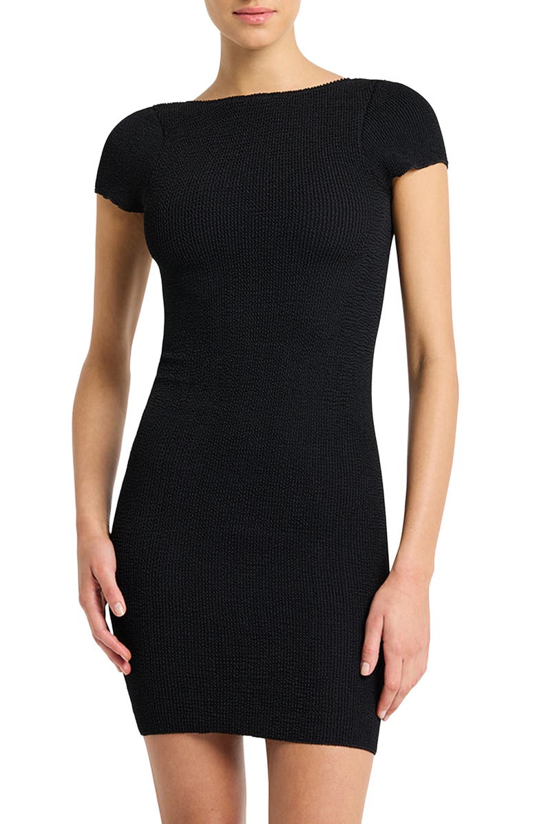 bond-eye Jerrie Reversible Body-Con Authentic Crinkle<sup>™</sup> Cover-Up Minidress, Alternate, color,