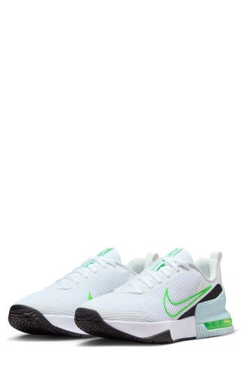 Nike Air Max Alpha Trainer 6 Training Shoe in White/Green Streak at Nordstrom Rack