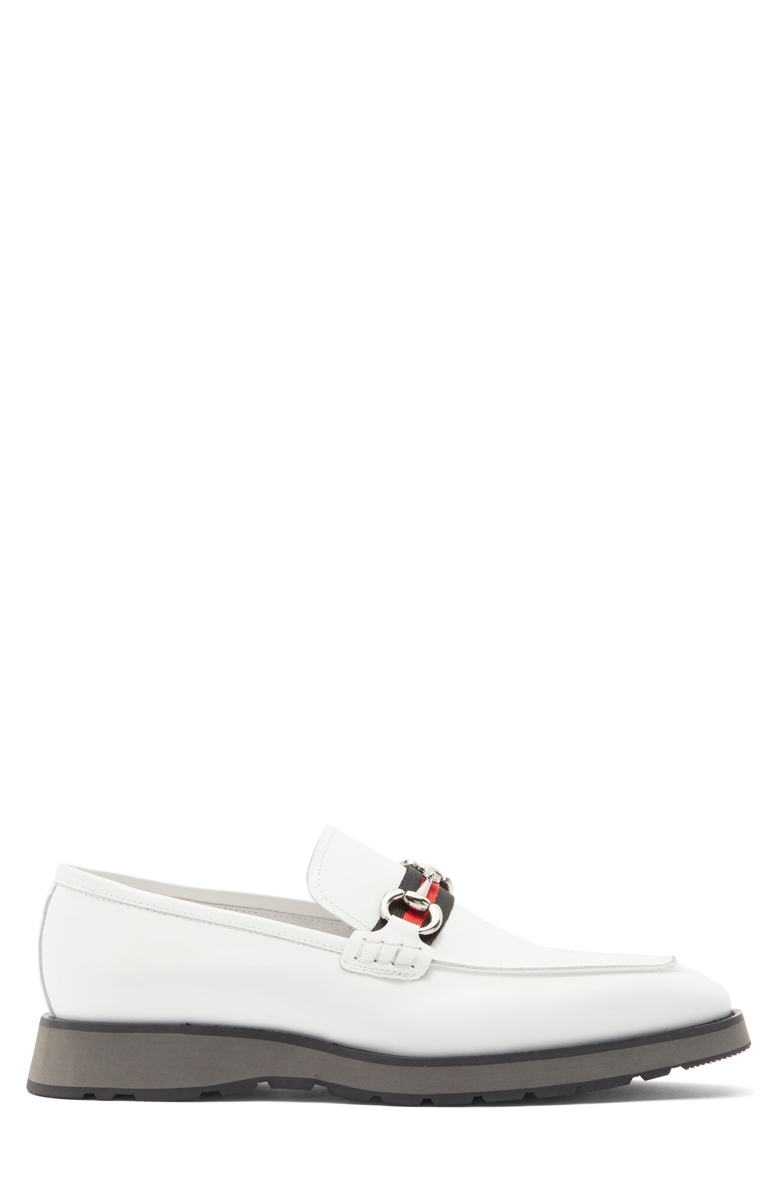 Dominica Hybrid Bit Loafer, Alternate, color, WHITE