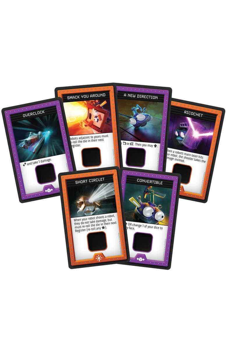 Renegade Game Studios Robo Rally Dice, Competitive Racing Robot Board Game, Alternate, color, Multicolored